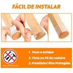 Protetor de Silicone para Pés de Cadeira - Protect Piso - ÚLTIMAS UNIDADES!