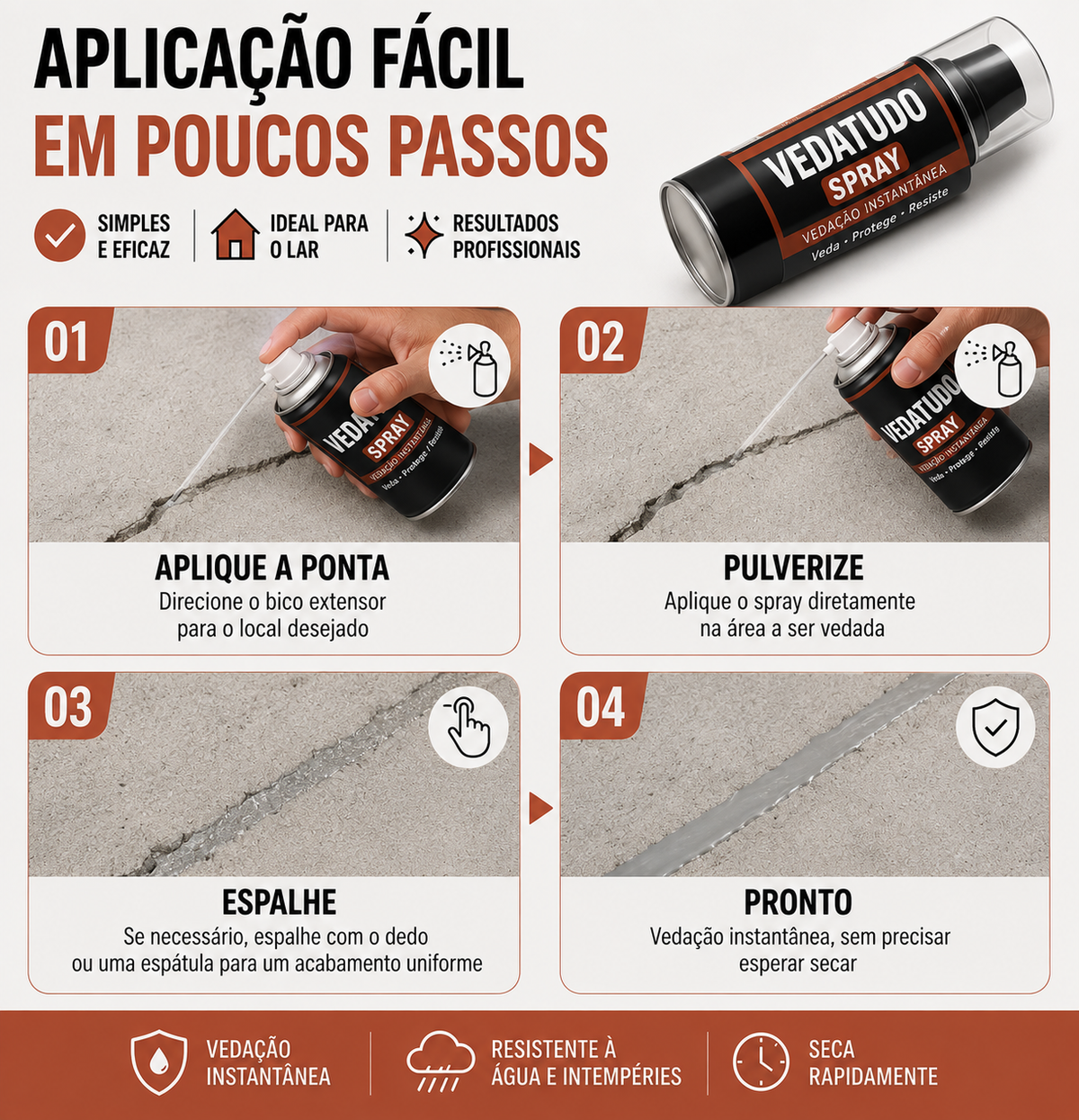 Spray Impermeabilizante VedaTudo
