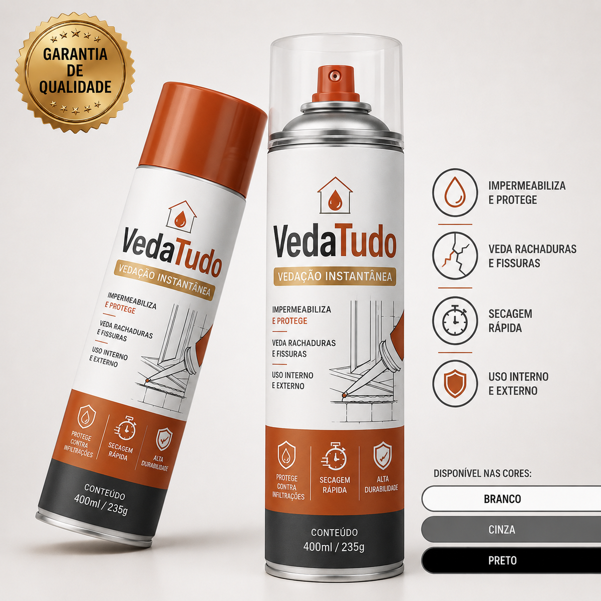 Spray Impermeabilizante VedaTudo
