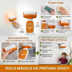Rolo de Pintura Para Parede 500g Sem Cheiro para Reparo