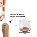 Protetor de Silicone para Pés de Cadeira - Protect Piso - ÚLTIMAS UNIDADES!