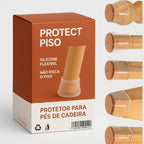 Protetor de Silicone para Pés de Cadeira - Protect Piso - ÚLTIMAS UNIDADES!