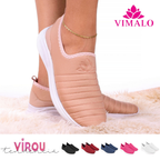 Tênis Feminino Meia Calce Fácil Slip On Ortopédico Mãe e Filha para Caminhada Vl-02