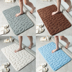 kit 2 Tapete Soft Antiderrapante para Banheiro, Sala e Quarto com Diversas Cores 40cm x 60cm