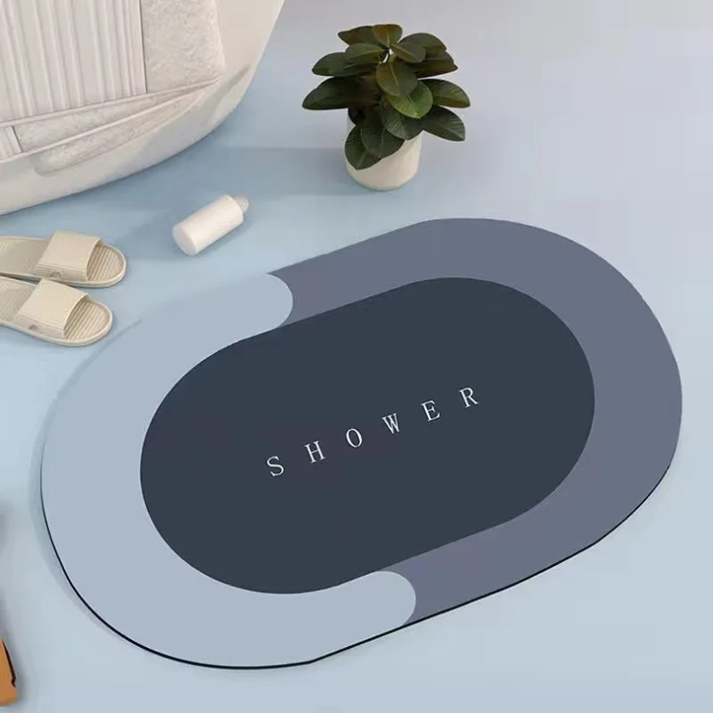 kit Tapete para Banheiro de Secagem Rápida e Super Absorvente - Ideal para Chuveiro, Cozinha e Varanda