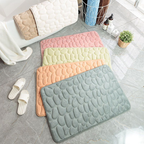 kit 2 Tapete Soft Antiderrapante para Banheiro, Sala e Quarto com Diversas Cores 40cm x 60cm