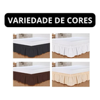Saia Para Cama Box Tamanho Universal (Casal, Queen e King)