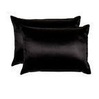 04 Fronhas De Cetim Anti Frizz (02 Pares) 70cm X 50cm Diversas Cores