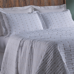 Cobre Leito Bordado Luxury Touch – Casal 3 Peças