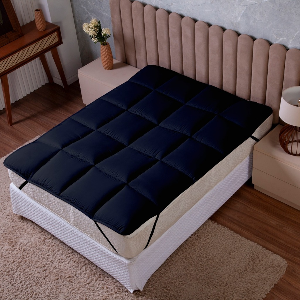 Protetor De Colchão Top Soft Lux Cama Box e Normal Casal Queen King