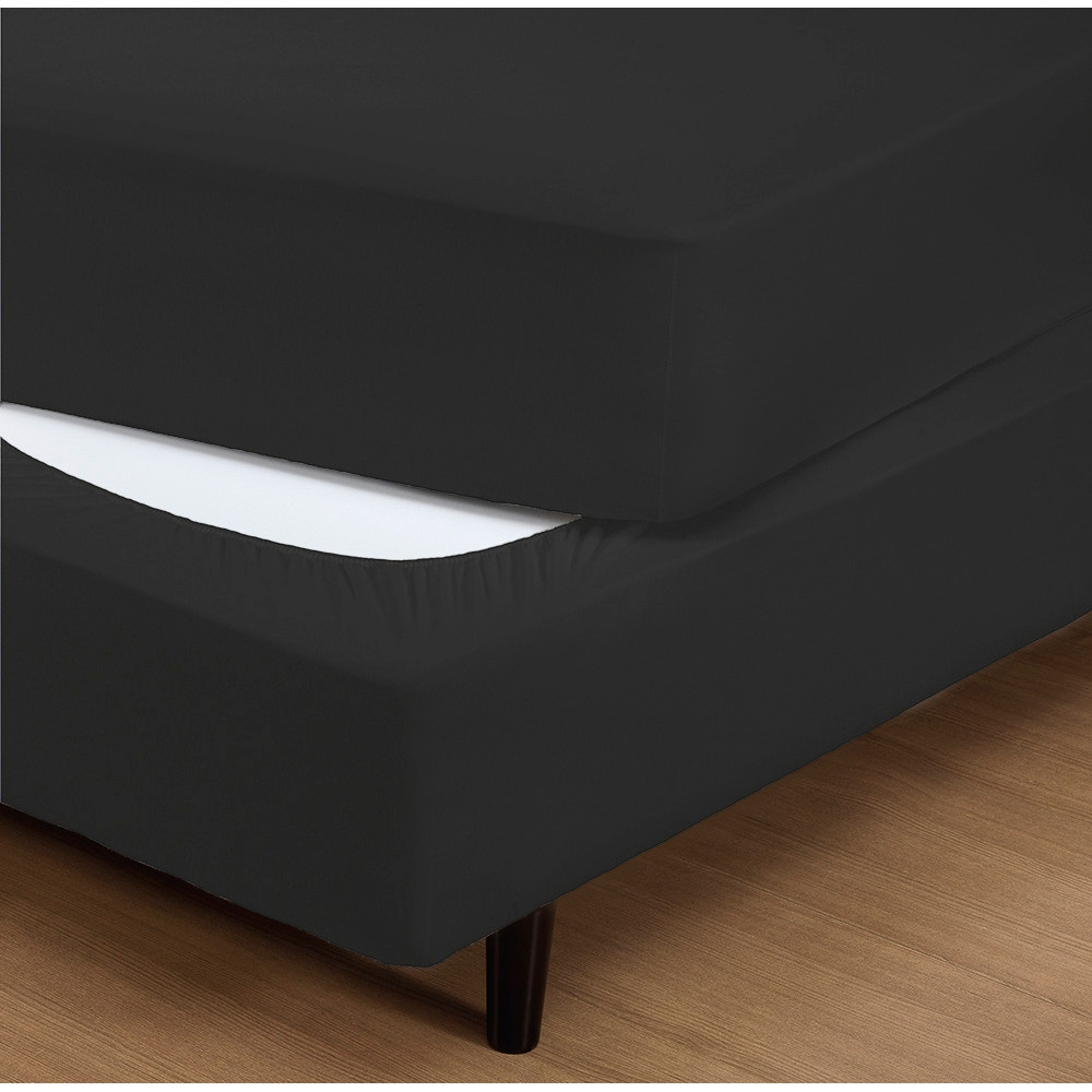 Saia fit coladinha protetor de box com elástico solteiro casal queen king