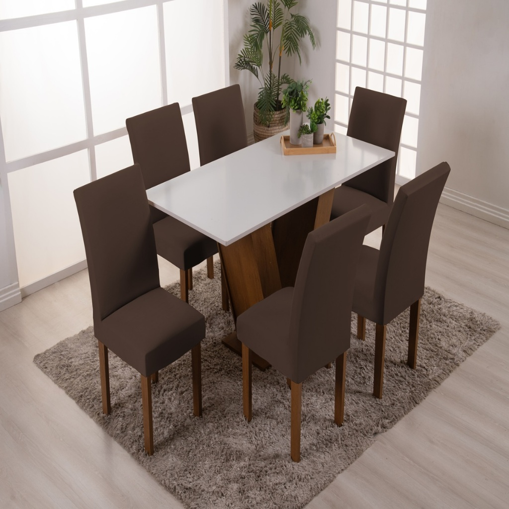 Kit 4 Capas de Cadeira Universal  Elegance