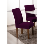 Capa De Cadeira Kit 4 e 6 Lugares Spandex Com Elástico