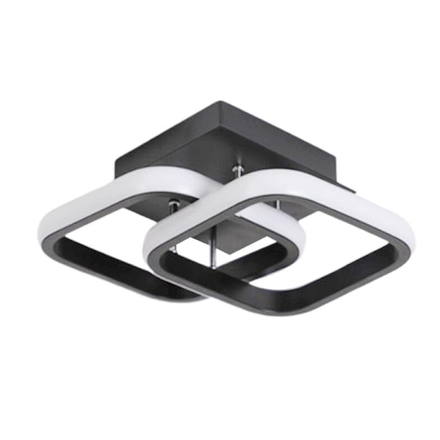 Luminária De Teto Sala Plafon 110V-220V Led Moderna Dourado 3 Cores Em 1