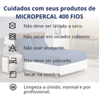 Fronhas em Ponto Palito Kit Com 02 Unidades Tecido Percal 400 Fios - LAURINHA DECOR