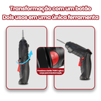 AICOOL Chave de fenda elétrica multifuncional de alto torque para desmontagem e montagem, avanço e retrocesso com