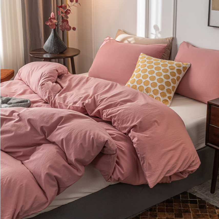 Capa de Edredom Duvet Lisa com Ziper 400 Fios Extra Confort
