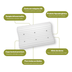 Travesseiro CERVICAL Ortopédico Magnetico com Infravermelho Terapêutico Pillow Anatômico Anti Ronco