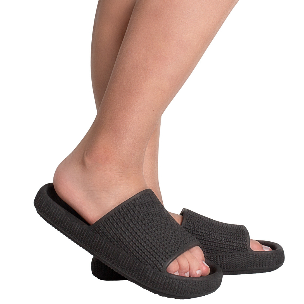 kit 2 Pares De Chinelo Nuvem Slide Feminino Confortável Anatômico Antiderrapant Unissex