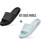 Kit 2 Pares Chinelo Nuvem Unissex Confortável Macio Ortopédico Antiderrapante