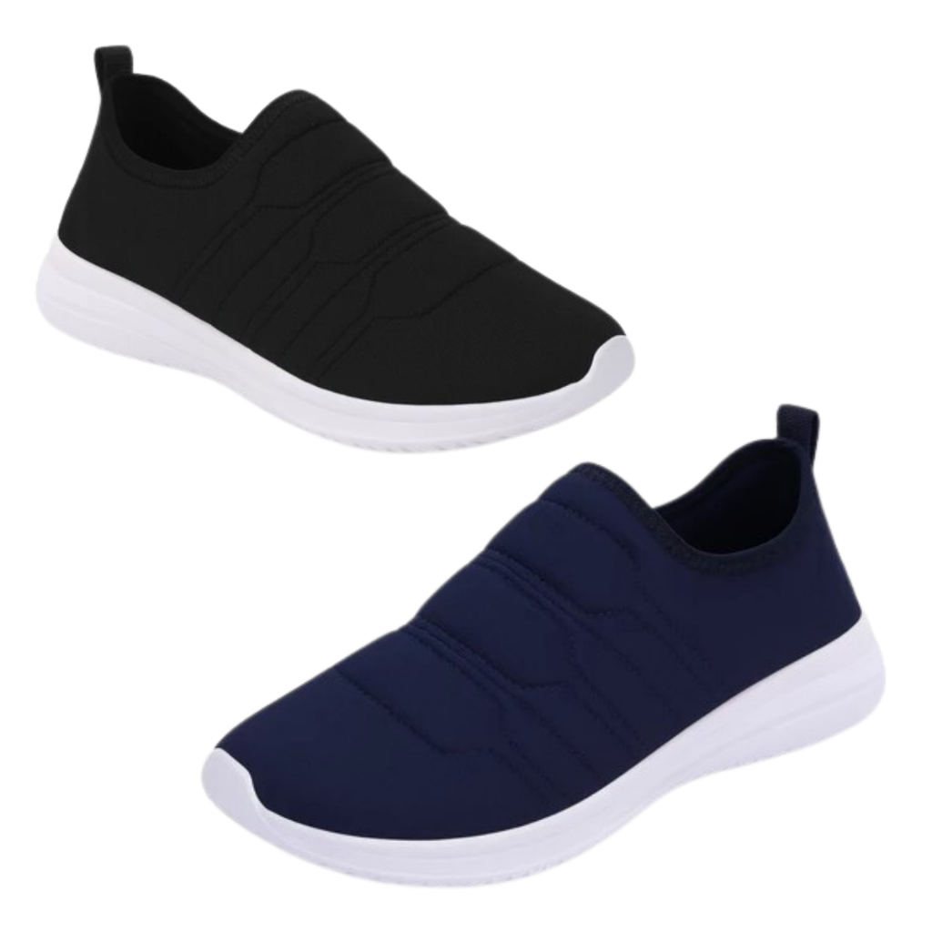 Kit 2 Tênis o Calce Fácil Slip On