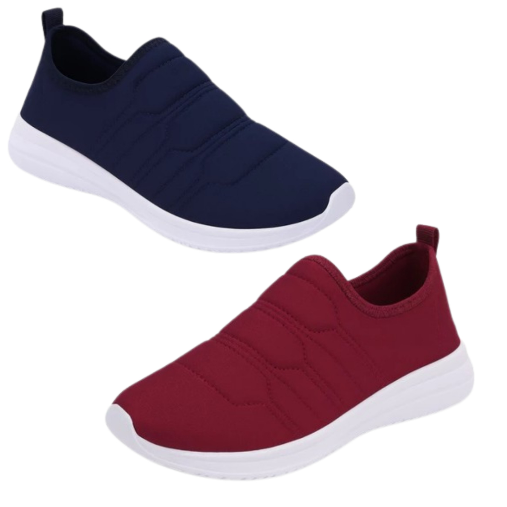 Kit 2 Tênis o Calce Fácil Slip On