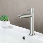 Torneira Banheiro Inox Premium Bancada Moderna