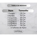 Conjunto De Panelas 10 Peças Antiaderente Caçarola Frigideira Fervedor Cor Coffee Cappuccino + Talheres