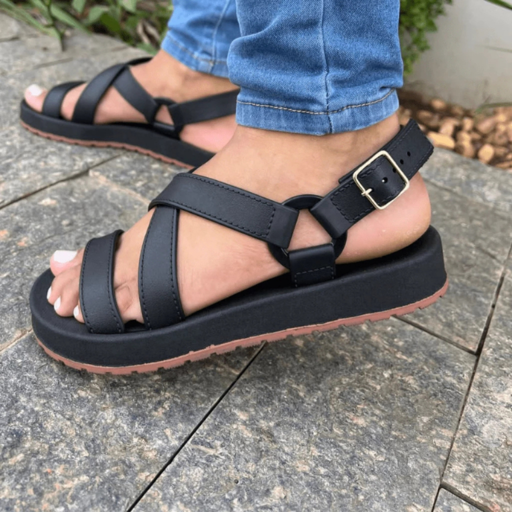 Kit 2 Pares Sandália Papete Feminina Birken Anatômica Leve - Dunas