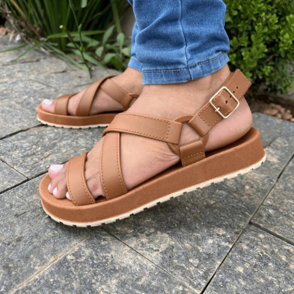 Kit 2 Pares Sandália Papete Feminina Birken Anatômica Leve - Dunas