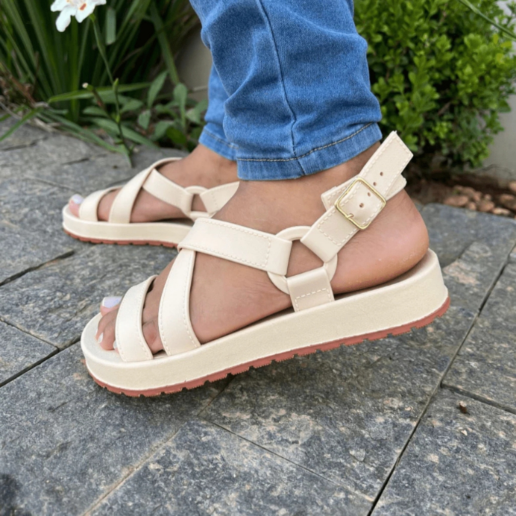 Kit 2 Pares Sandália Papete Feminina Birken Anatômica Leve - Dunas