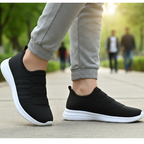 Kit 2 Tênis Feminino Calce Fácil Slip On | Confortável Flexível Esportivo Caminhada
