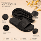 Chinelo Slide Risa Confortável Macio Antiderrapante Praia Verão Dia a Dia