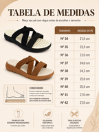 Kit 2 Pares Sandalia Chinelo Feminino Tamanco Rasteira Ortopedica Massageador Confortável