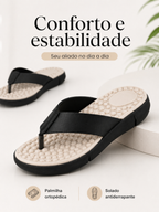 Sandália Para Esporão e Facite Plantar Palmilha Massageadora Muito Leve e Confortável
