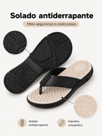 Sandália Para Esporão e Facite Plantar Palmilha Massageadora Muito Leve e Confortável