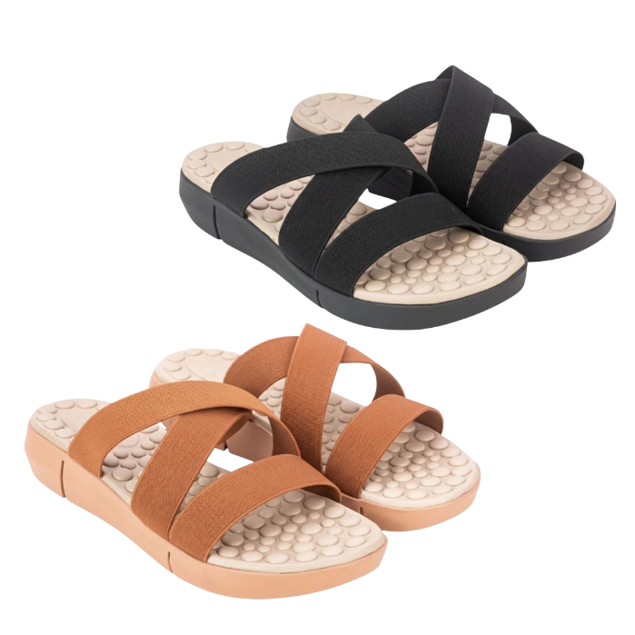 Kit 2 Pares Sandália   Ortopédica Massageador Confortável
