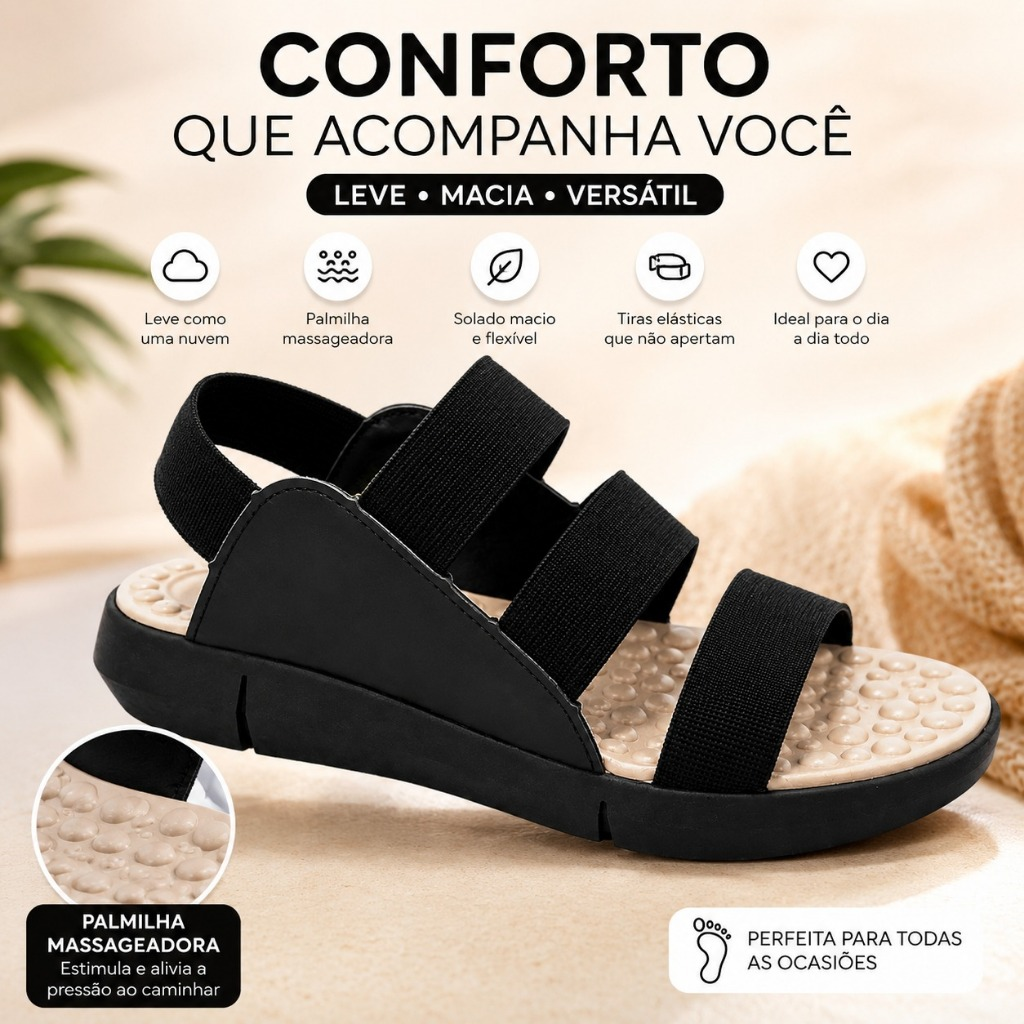 Sandália Ortopédica Realce