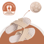 Chinelo Ortopédico com Elástico Trançado e Palmilha Massageadora Ideal para Esporão e Faciste Plantar