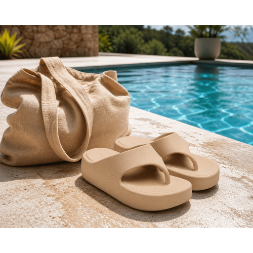 Sandália Papete Slide Nuvem Plataforma Flat Feminina Asa Delta - Conforto e Estilo Praia Piscina