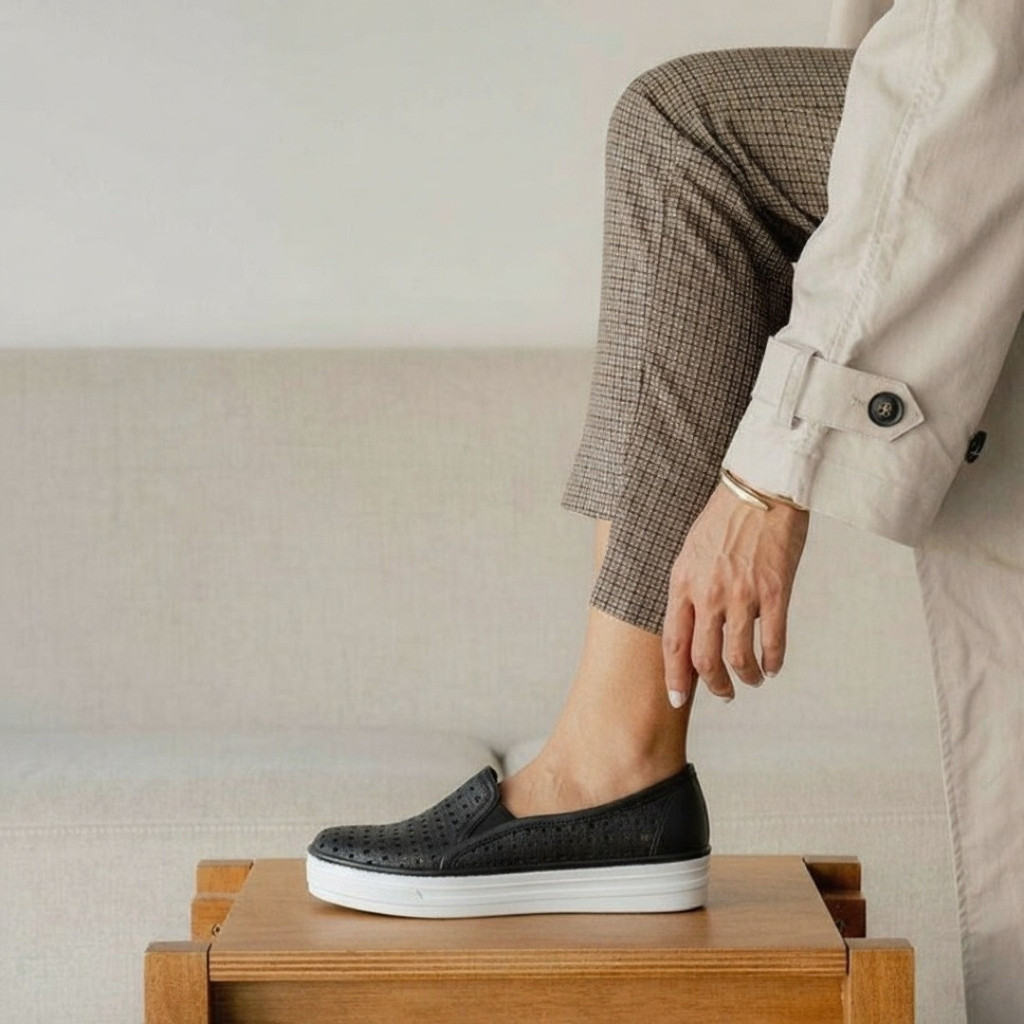 Tênis Ortopédico Muito Macio e Confortável Slip On Calce Fácil Promoção
