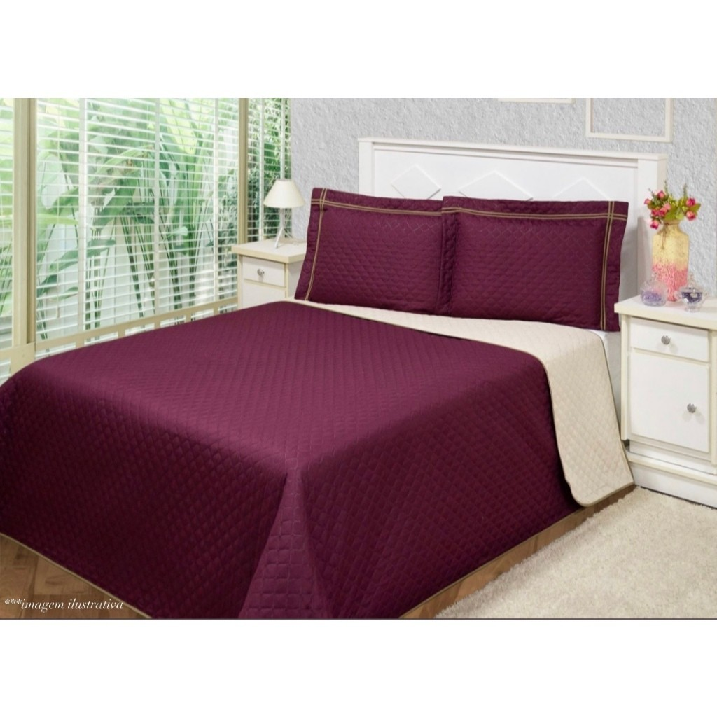Cobre Leito Dupla Face Comfort Prime – Casal 3 Peças