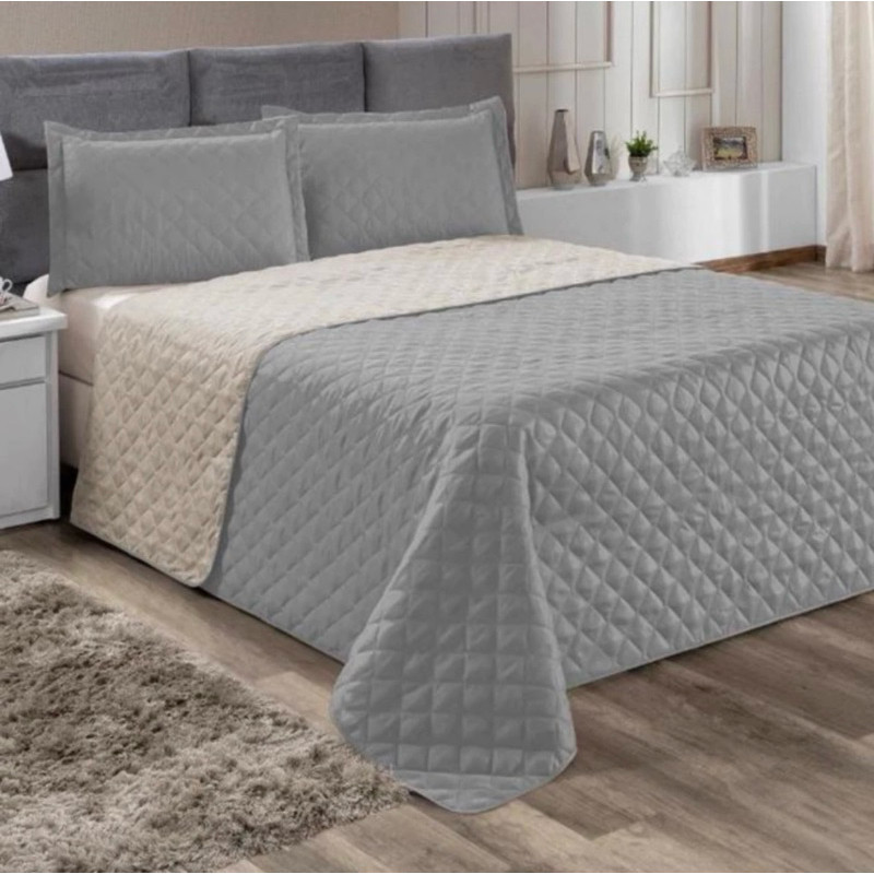 Cobre Leito Dupla Face Comfort Prime – Casal 3 Peças