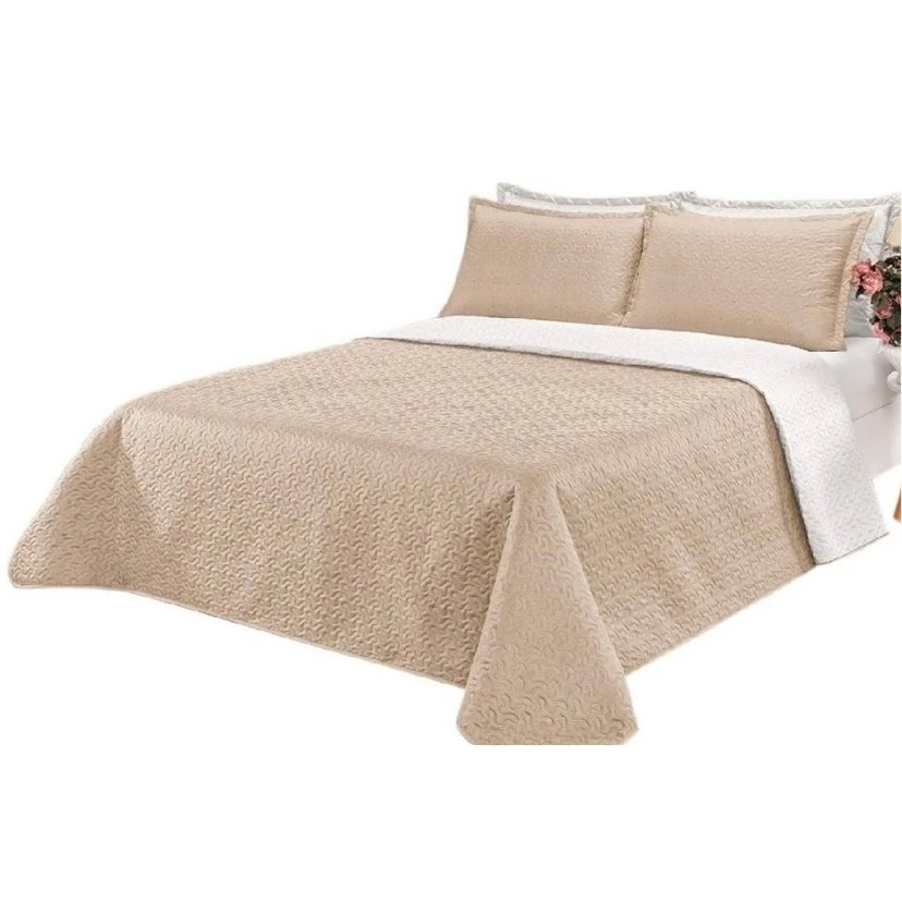 Cobre Leito Dupla Face Comfort Prime – Casal 3 Peças