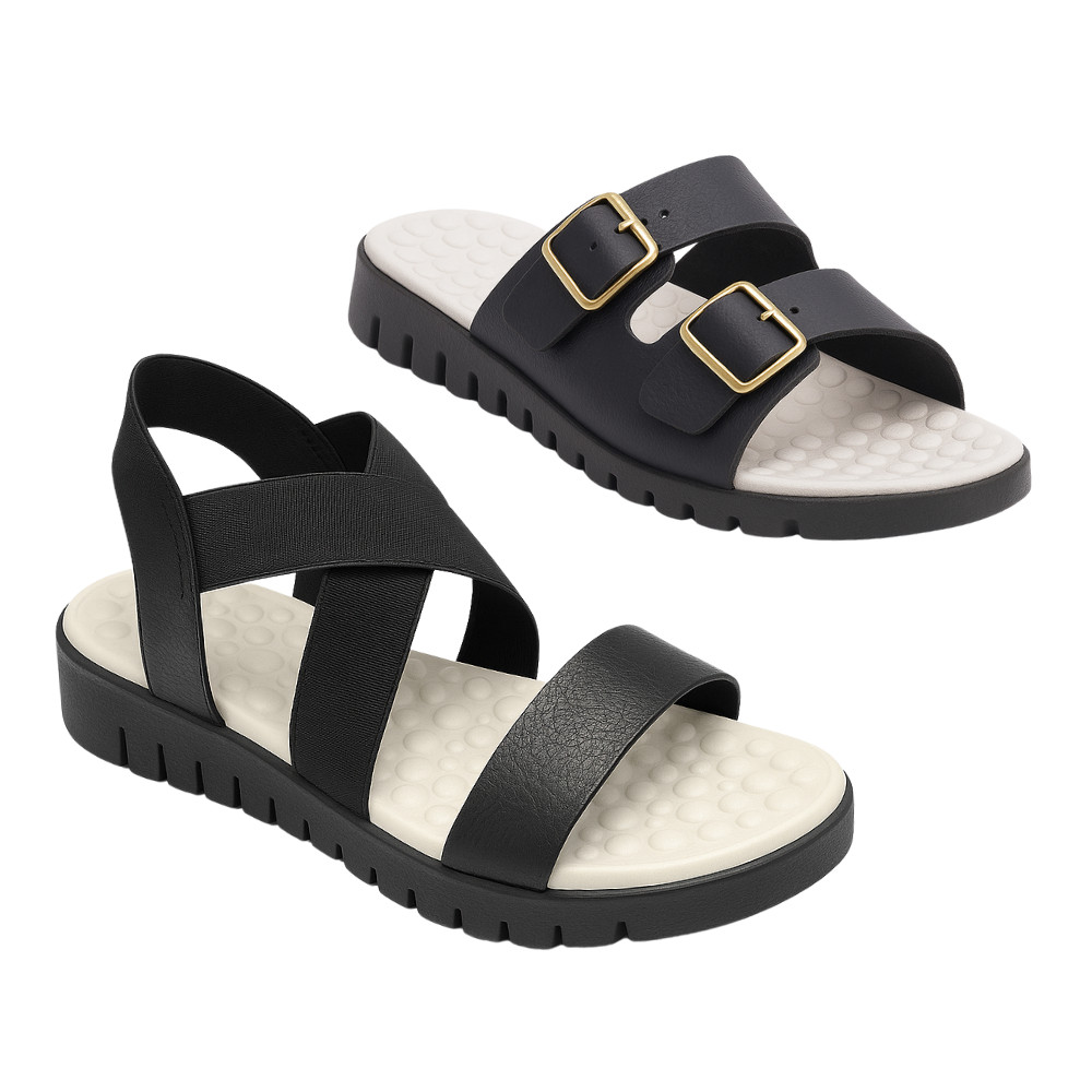 Kit 2 Pares Sandália Ortopédica Leve