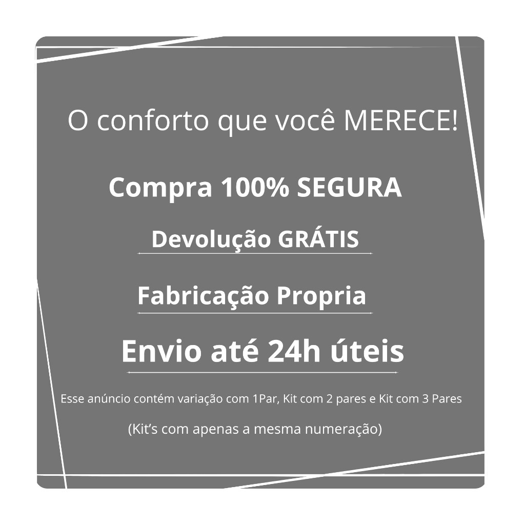 Kit 1 2 e 3 Pares Tamanco Ortopédico Dia a Dia Flexível