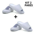 Kit 2 Pares Chinelo Masculino Feminino Nuvem Slide Lançamento Leve Confortável Ortopédico