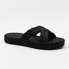 Chinelo Feminino Plataforma Confortável com Trança em X