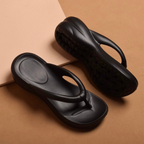 Chinelo Feminino Tamanco Ortopédico Anabela Super Leve e Confortável Antiderrapante Esporão